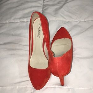 Orange Pumps